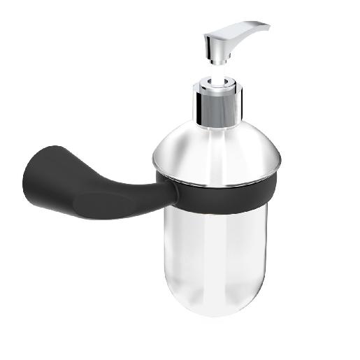 Dispensador de Jabón Koral Negro Mate Dispensador de Jabón Koral Negro Mate