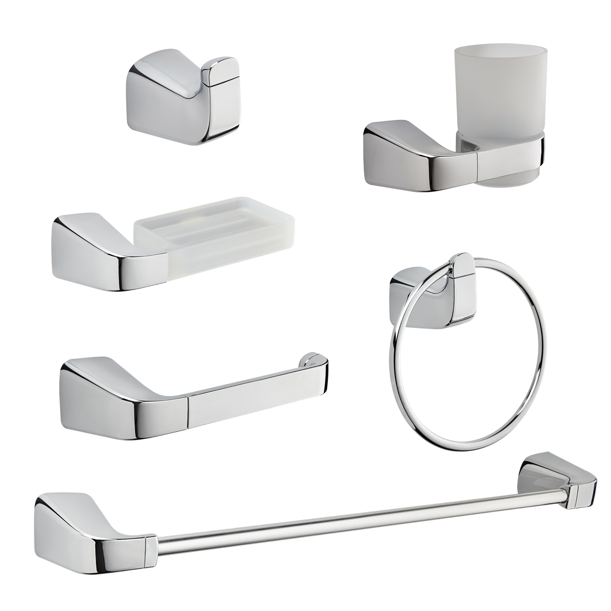 Juego de accesorios para baño - 6 piezas - Trevi - Bauen group