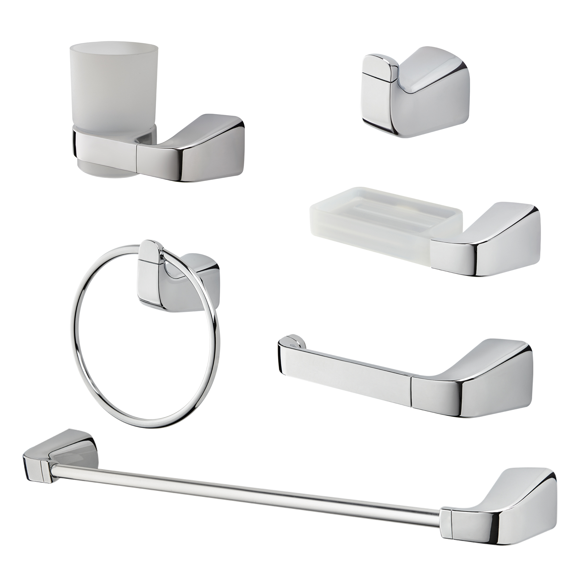 Juego de accesorios para baño - 6 piezas - Trevi - Bauen group