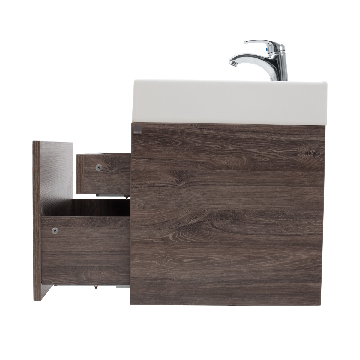 Lavabo Con Mueble Messina 60 Cm Nogal con Ofertas en Carrefour